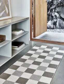 Pappelina Pix Rug, 70 X 240 Cm, Dark Linen - Vanilla - Linen -Textile Promotional Store 0005794 pix dark linen 1