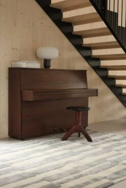 Roots Living Pilari Rug, Bamboo - Wool, Blue - Vanilla -Textile Promotional Store 1 6 6 3 5Binterior5D Blue Vanilla Pilari