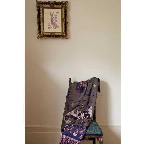 Klaus Haapaniemi & Co. Rabbit Shawl 150 X 150 Cm, Forest 4 Klaus Haapaniemi & Co. Rabbit Shawl 150 X 150 Cm, Forest - Image 2