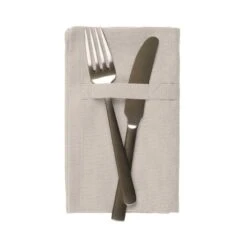 The Organic Company Dinner Napkin, 4 Pcs, Stone -Textile Promotional Store 1134 202 Dinner Napkins Stone Props