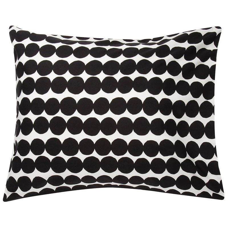Marimekko Räsymatto Pillowcase, White - Black 3 Marimekko Räsymatto Pillowcase, White - Black