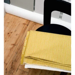 Artek Rivi Acrylic Coated Fabric, 145 X 300 Cm, Mustard - White -Textile Promotional Store 11ArtekSS2017 iso HV