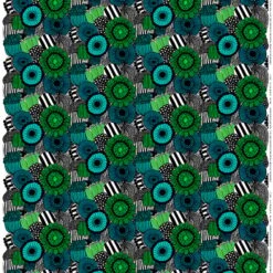 Marimekko Pieni Siirtolapuutarha Fabric, Green