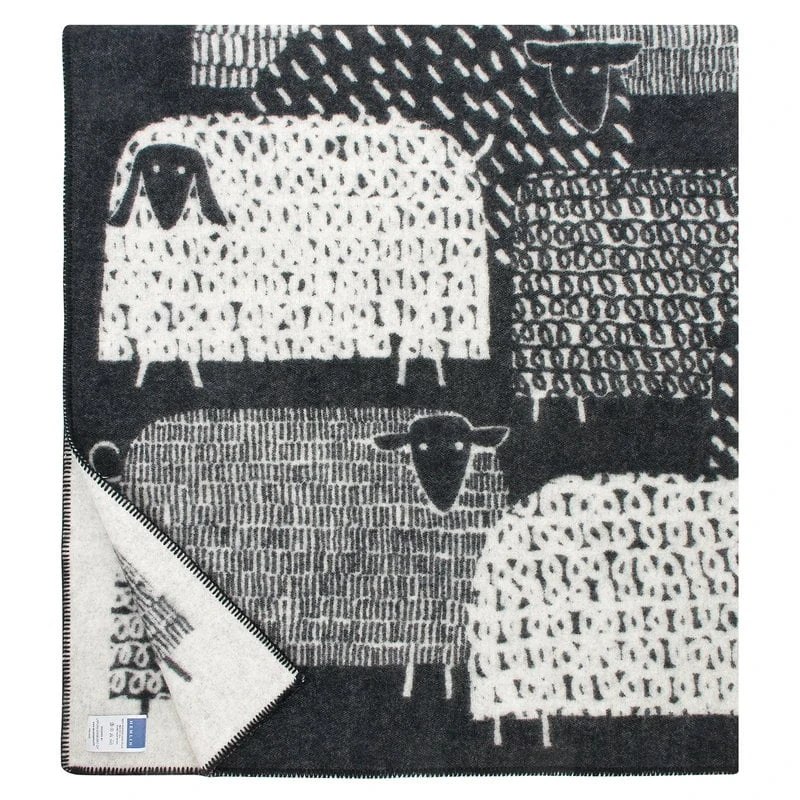 Lapuan Kankurit Päkäpäät Blanket, Black - White 3 Lapuan Kankurit Päkäpäät Blanket, Black - White