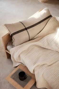 Ferm LIVING Daze Bedspread 240 X 250 Cm, Sand -Textile Promotional Store 123 2252 2