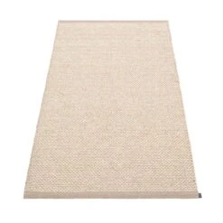 Pappelina Effi Rug 85 X 160 Cm, Mud - Beige - Vanilla