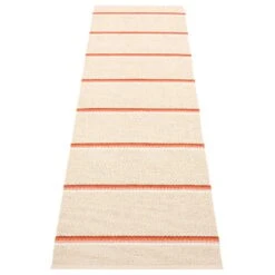 Pappelina Olle Rug 70 X 240 Cm, Brick - Cream