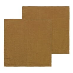 Ferm LIVING Linen Napkins, 2 Pcs, Sugar Kelp