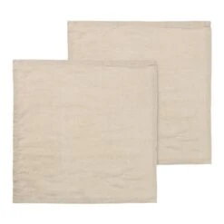 Ferm LIVING Linen Napkins, 2 Pcs, Natural