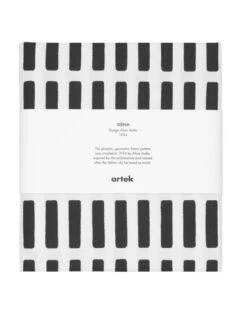 Artek Siena Cotton Fabric, 150 X 300 Cm, White - Black -Textile Promotional Store 1961551 Siena Fabric pre cut white black master