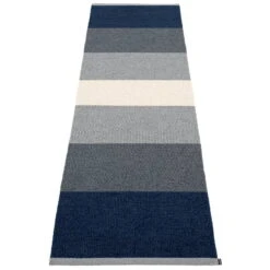 Pappelina Kim Rug, 70 X 240 Cm, Dark Blue