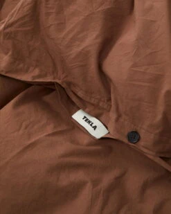 Tekla Single Duvet Cover, 150 X 210 Cm, Cocoa Brown 9 Tekla Single Duvet Cover, 150 X 210 Cm, Cocoa Brown -Textile Promotional Store 1cacaobrown4
