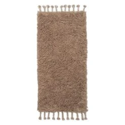 Ferm LIVING Amass Long Pile Runner, 70 X 140 Cm, White Pepper