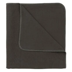 Matri Alma Double Bed Cover, 260 X 260 Cm, Lava Grey