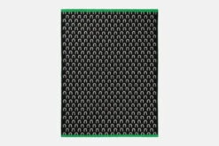 Hem Arch Throw, 130 X 180 Cm, Black - White - Green -Textile Promotional Store 30572ArchThrowBlack White Green04 2048x2048