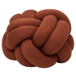Design House Stockholm Knot Cushion, XL, Ochre