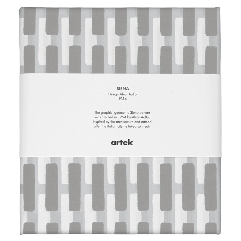 Artek Siena Canvas Cotton Fabric, 150 X 300 Cm, Grey - Light Grey 4 Artek Siena Canvas Cotton Fabric, 150 X 300 Cm, Grey - Light Grey - Image 2
