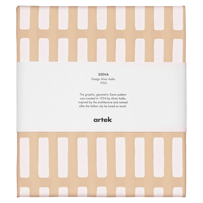 Artek Siena Cotton Fabric, 150 X 300 Cm, Sand - White 4 Artek Siena Cotton Fabric, 150 X 300 Cm, Sand - White - Image 2