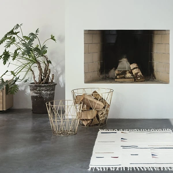 Ferm LIVING Kelim Rug, Triangles, 80 X 140 Cm 4 Ferm LIVING Kelim Rug, Triangles, 80 X 140 Cm - Image 2