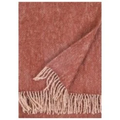 Lapuan Kankurit Revontuli Mohair Blanket, Powder - Maroon
