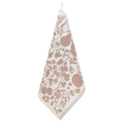 Lapuan Kankurit Puutarha Towel/napkin, White - Cinnamon