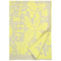 Lapuan Kankurit Villiyrtit Table Cloth/throw, 150 X 200 Cm, Yellow - Linen