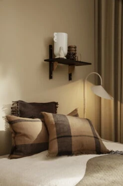 Ferm LIVING Dry Cushion, 40 X 90 Cm, Sugar Kelp - Black -Textile Promotional Store 48 0841