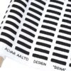 Artek Siena Cotton Fabric, 150 X 300 Cm, White - Black -Textile Promotional Store 49ArtekSS2017 iso HV