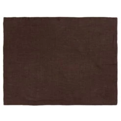Ferm LIVING Linen Placemat, 2 Pcs, Chocolate