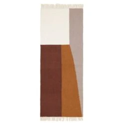 Ferm LIVING Kelim Runner, Borders, 70 X 180 Cm