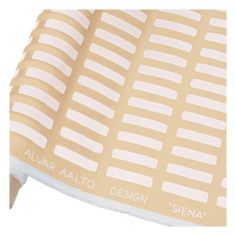 Artek Siena Cotton Fabric, 150 X 300 Cm, Sand - White 3 Artek Siena Cotton Fabric, 150 X 300 Cm, Sand - White