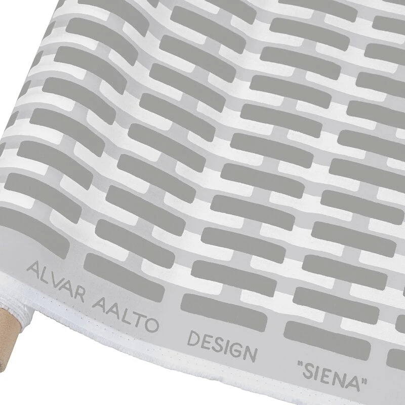 Artek Siena Canvas Cotton Fabric, 150 X 300 Cm, Grey - Light Grey 3 Artek Siena Canvas Cotton Fabric, 150 X 300 Cm, Grey - Light Grey