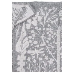 Lapuan Kankurit Villiyrtit Tablecloth/throw, 150 X 200 Cm, Black - Linen