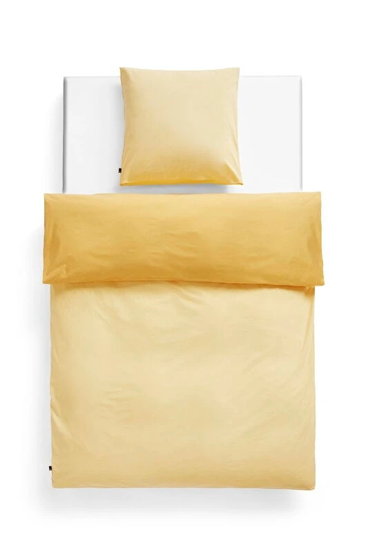 HAY Duo Pillowcase, Golden Yellow 4 HAY Duo Pillowcase, Golden Yellow - Image 2
