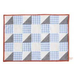 HAY Sobremesa Placemat, Check, Blue
