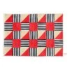 HAY Sobremesa Placemat, Stripe, Red -Textile Promotional Store 541557 Sobremesa Place Mat stripe red