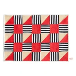 HAY Sobremesa Placemat, Stripe, Red