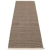 Pappelina Mono Rug, 85 X 260 Cm, Dark Mud 1 Pappelina Mono Rug, 85 X 260 Cm, Dark Mud -Textile Promotional Store 55PAppelina iso HV