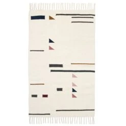 Ferm LIVING Kelim Rug, Triangles, 80 X 140 Cm