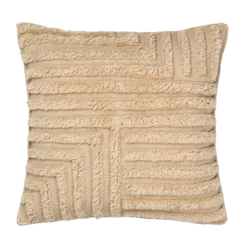 Ferm LIVING Crease Wool Cushion, Small, Light Sand 3 Ferm LIVING Crease Wool Cushion, Small, Light Sand