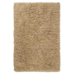 Ferm LIVING Meadow High Pile Rug, Small, Light Sand