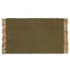 Ferm LIVING Block Mat, 80 X 50 Cm, Olive - Natural 2 Ferm LIVING Block Mat, 80 X 50 Cm, Olive - Natural -Textile Promotional Store 656FermLiving AK
