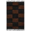 Ferm LIVING Mara Knotted Rug, L, Black - Chocolate -Textile Promotional Store 661FermLiving AK