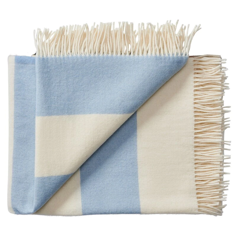 Silkeborg Uldspinderi The Sweater Throw, Blue 3 Silkeborg Uldspinderi The Sweater Throw, Blue