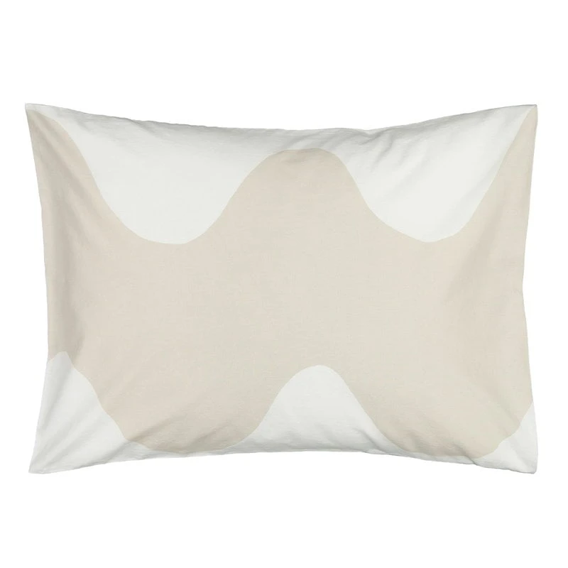 Marimekko Lokki Pillowcase 50 X 60 Cm, White - Beige 3 Marimekko Lokki Pillowcase 50 X 60 Cm, White - Beige
