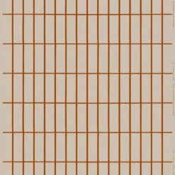 Marimekko Tiiliskivi Linen Fabric, Linen - Chestnut