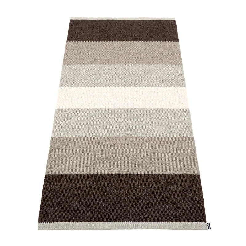 Pappelina Kim Rug, 70 X 160 Cm, Dark Brown 3 Pappelina Kim Rug, 70 X 160 Cm, Dark Brown