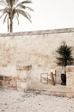 Ferm LIVING True Quilted Rolling Mat, Sugar Kelp - Black -Textile Promotional Store 99 1767