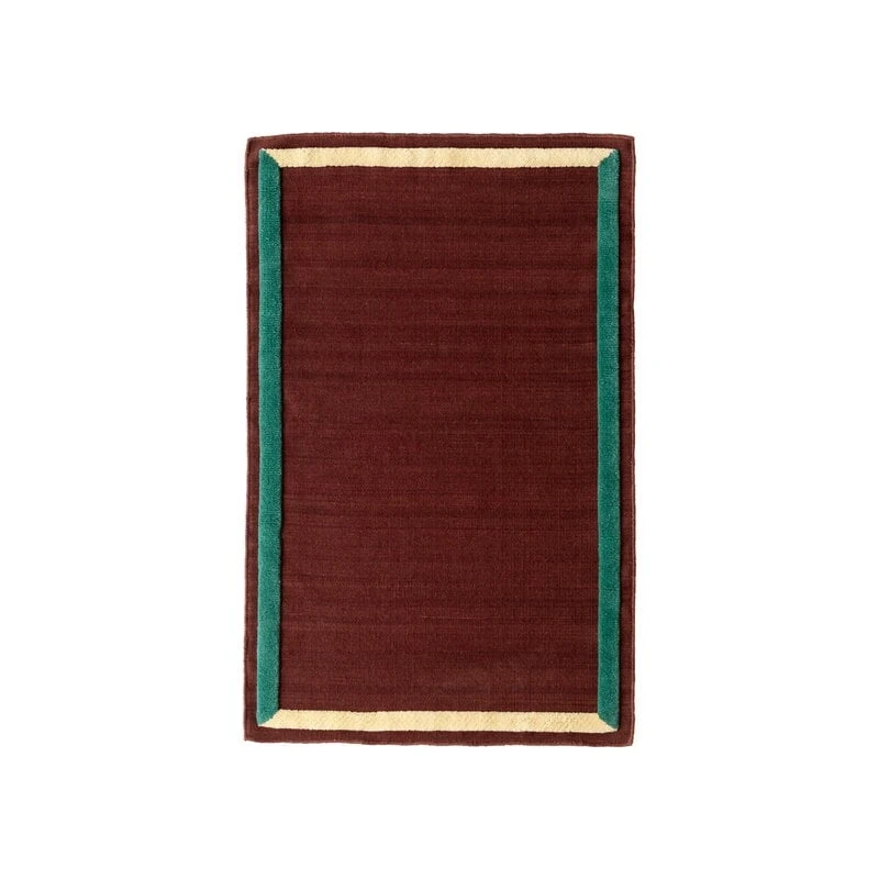 &Tradition Framed AP13 Rug, 90 X 140 Cm, Plum 3 &Tradition Framed AP13 Rug, 90 X 140 Cm, Plum