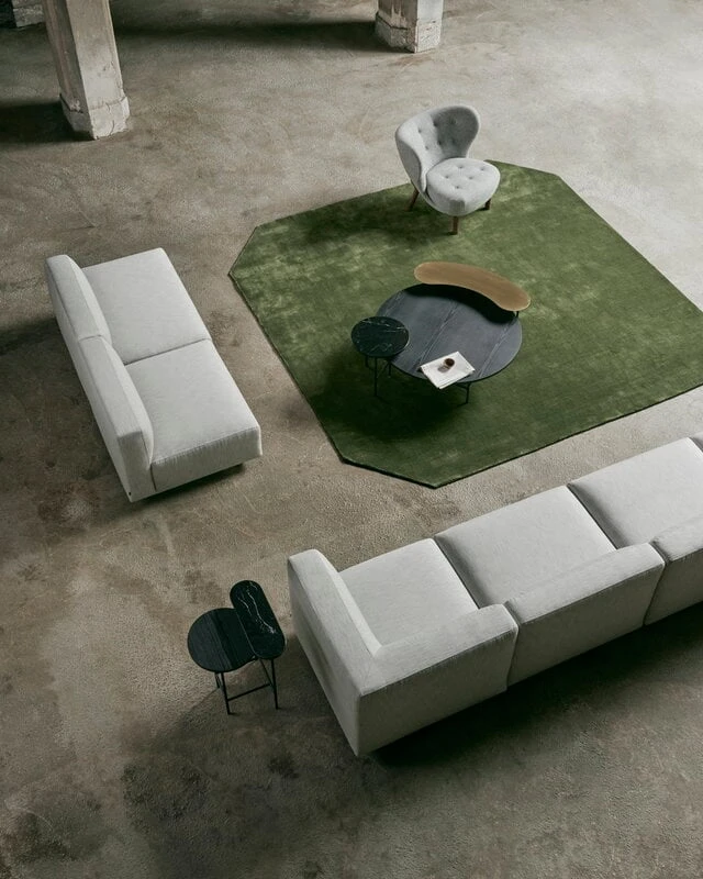 &Tradition The Moor Rug AP8, 300 X 300 Cm, Green Pine 4 &Tradition The Moor Rug AP8, 300 X 300 Cm, Green Pine - Image 2